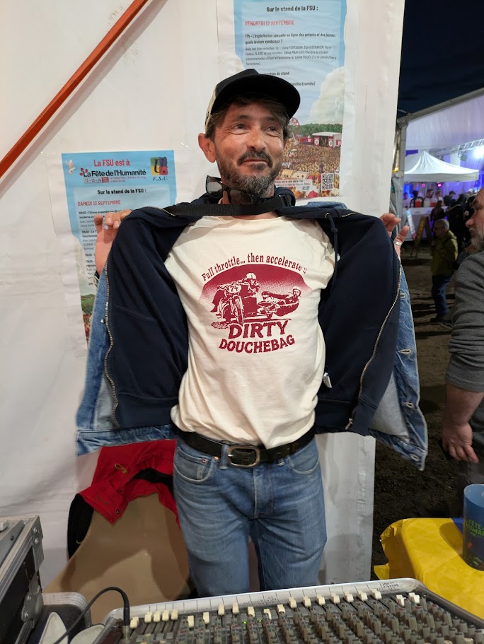 Teeshirt "Full Throttle" crême – Image 4